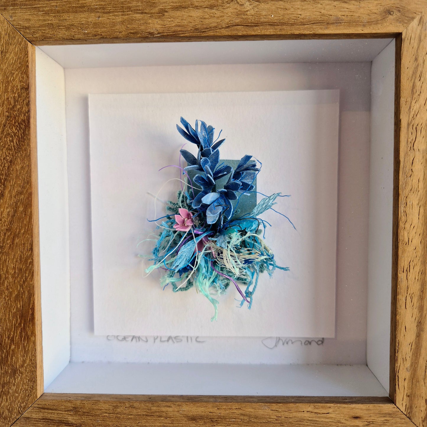 Small curiosity- Blue - framed wall art
