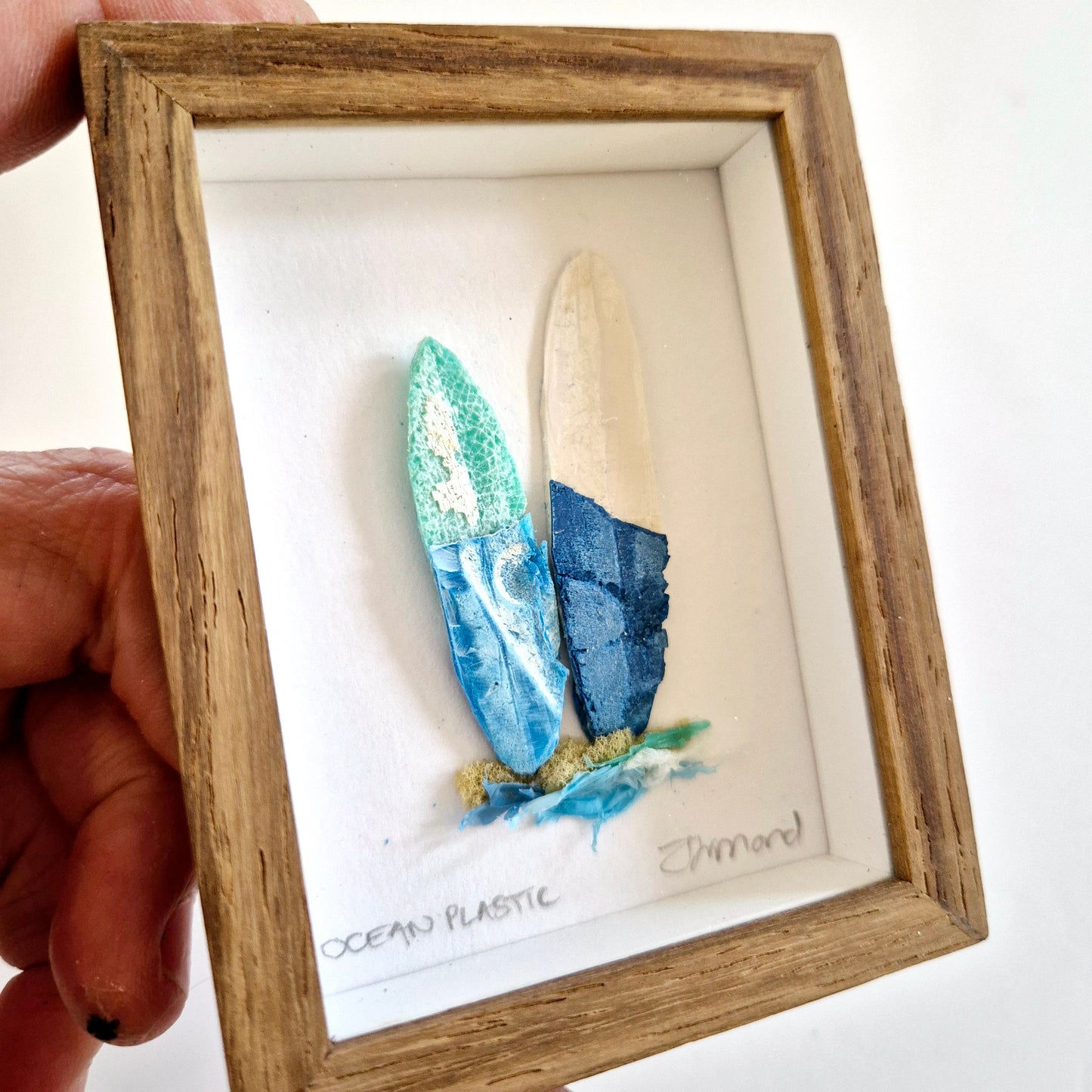 Ocean Fragment No.007 - Surfboards - Framed Wall Art