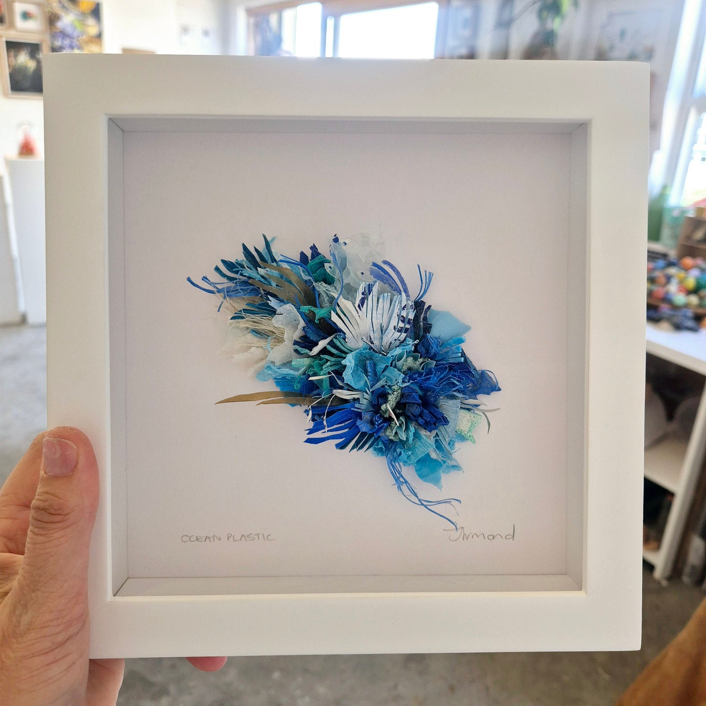 Ocean Blues - Framed wall art
