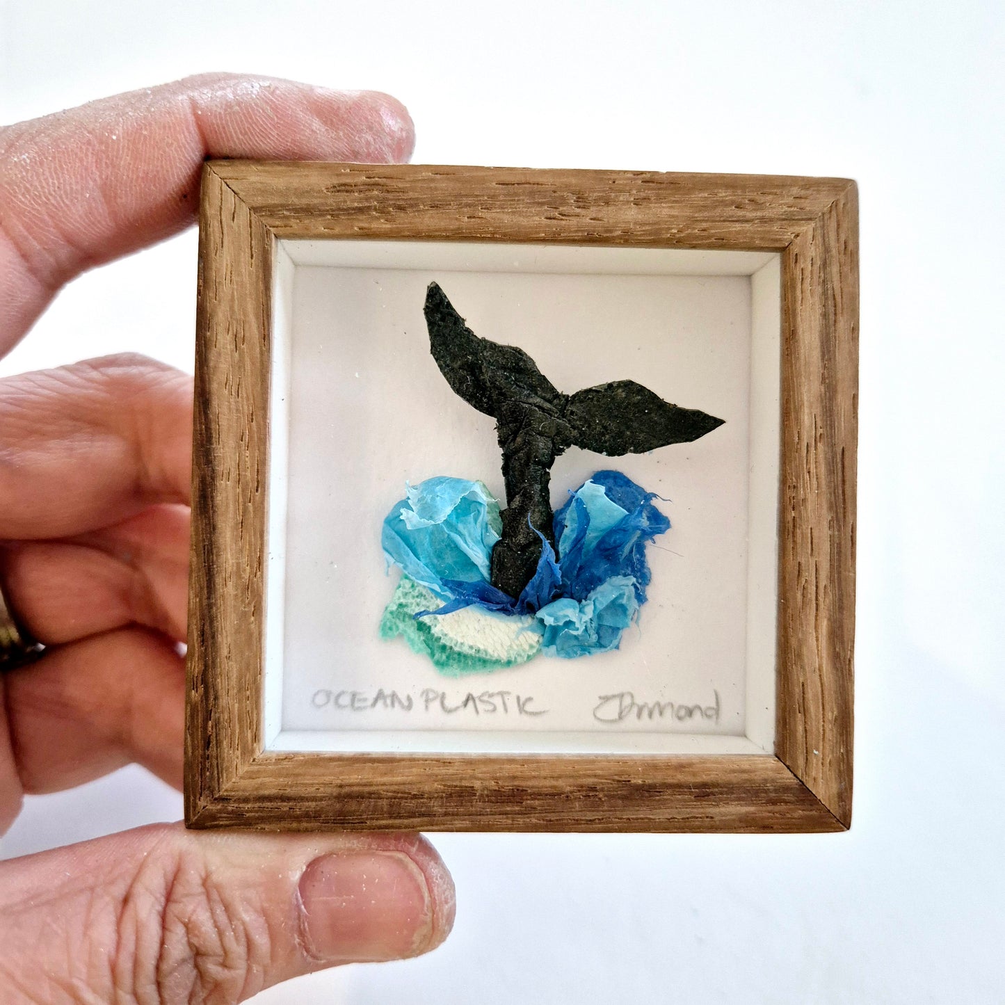 Ocean Fragment No.011 - Whale tail - Frame Wall Art
