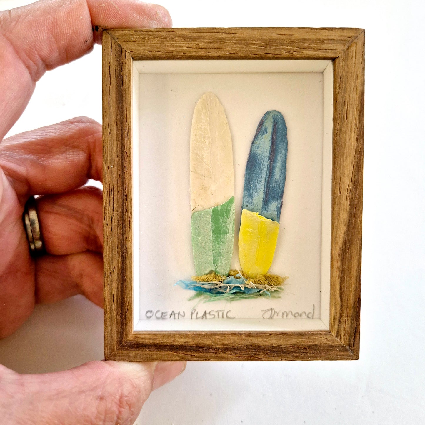 Ocean Fragment No.005 - Surfboards - Framed Wall Art