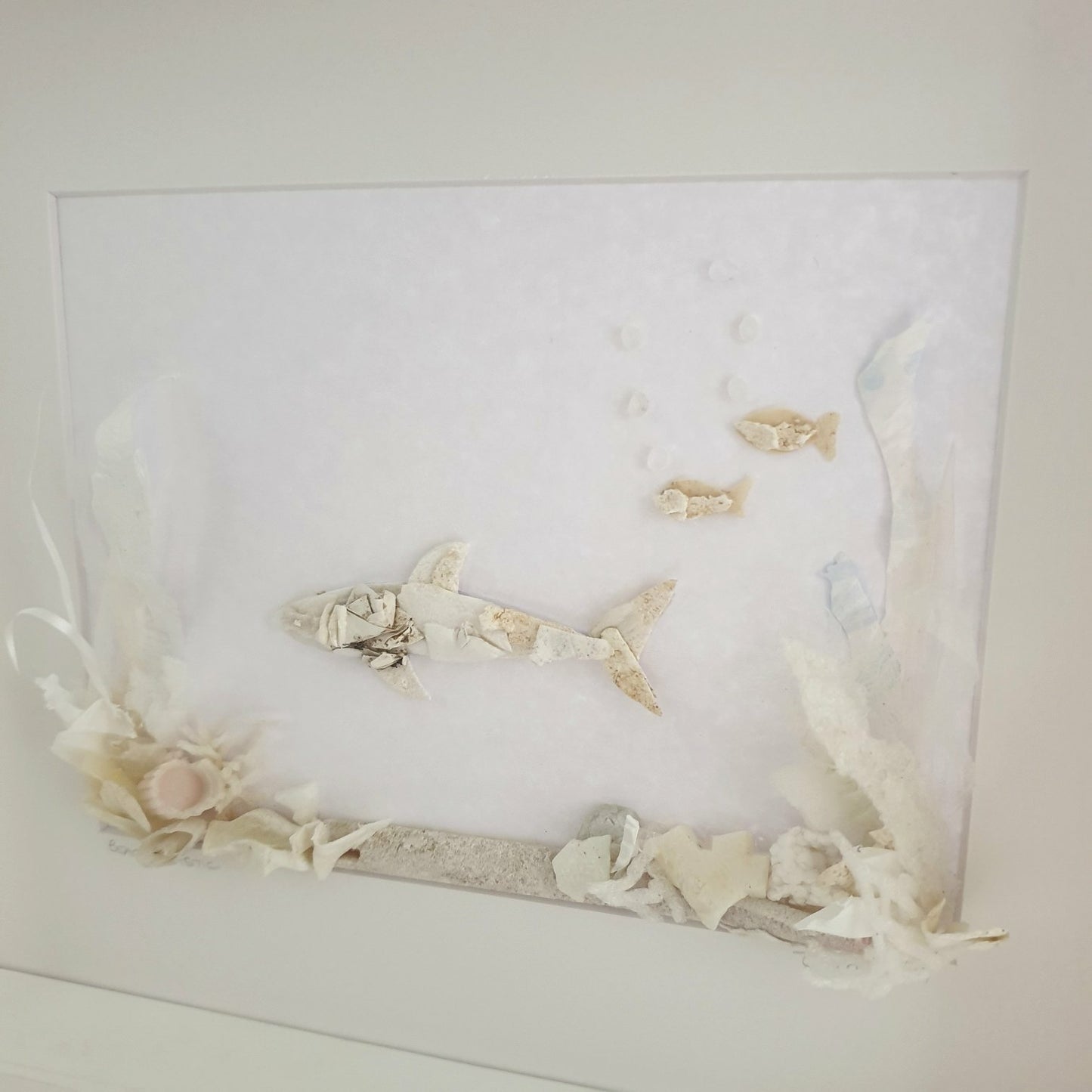 White shark under the Sea