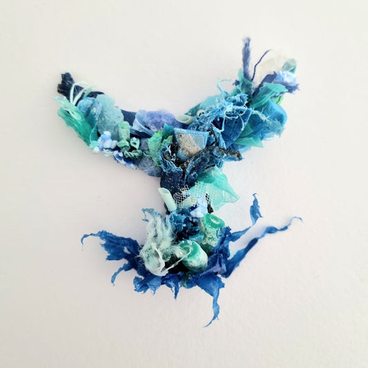 Coral Seabed Whale Tail - Janet Ormond Art