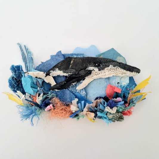 Humpback whale (available at Noordhoek Art Point) - Janet Ormond Art
