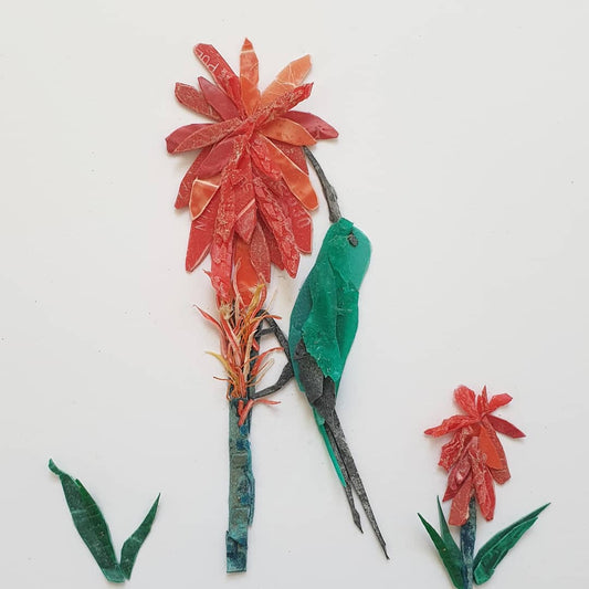 Malachite in Aloes - Janet Ormond Art