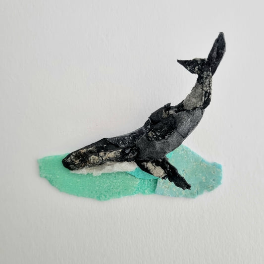 Mini Humpback diving - Janet Ormond Art