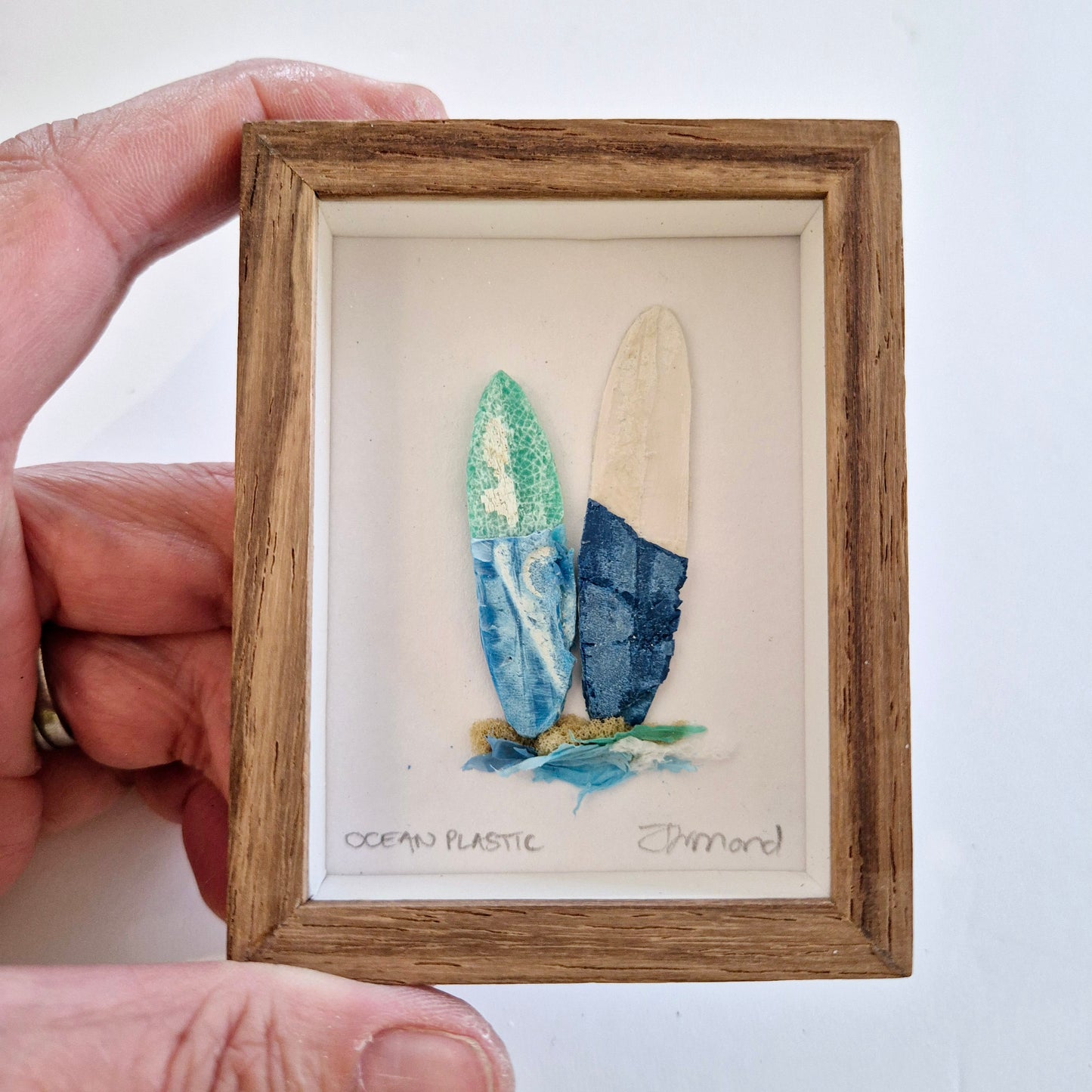 Ocean Fragment No.007 - Surfboards - Framed Wall Art