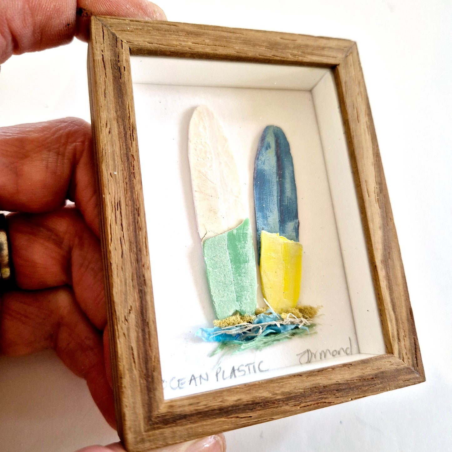 Ocean Fragment No.005 - Surfboards - Framed Wall Art