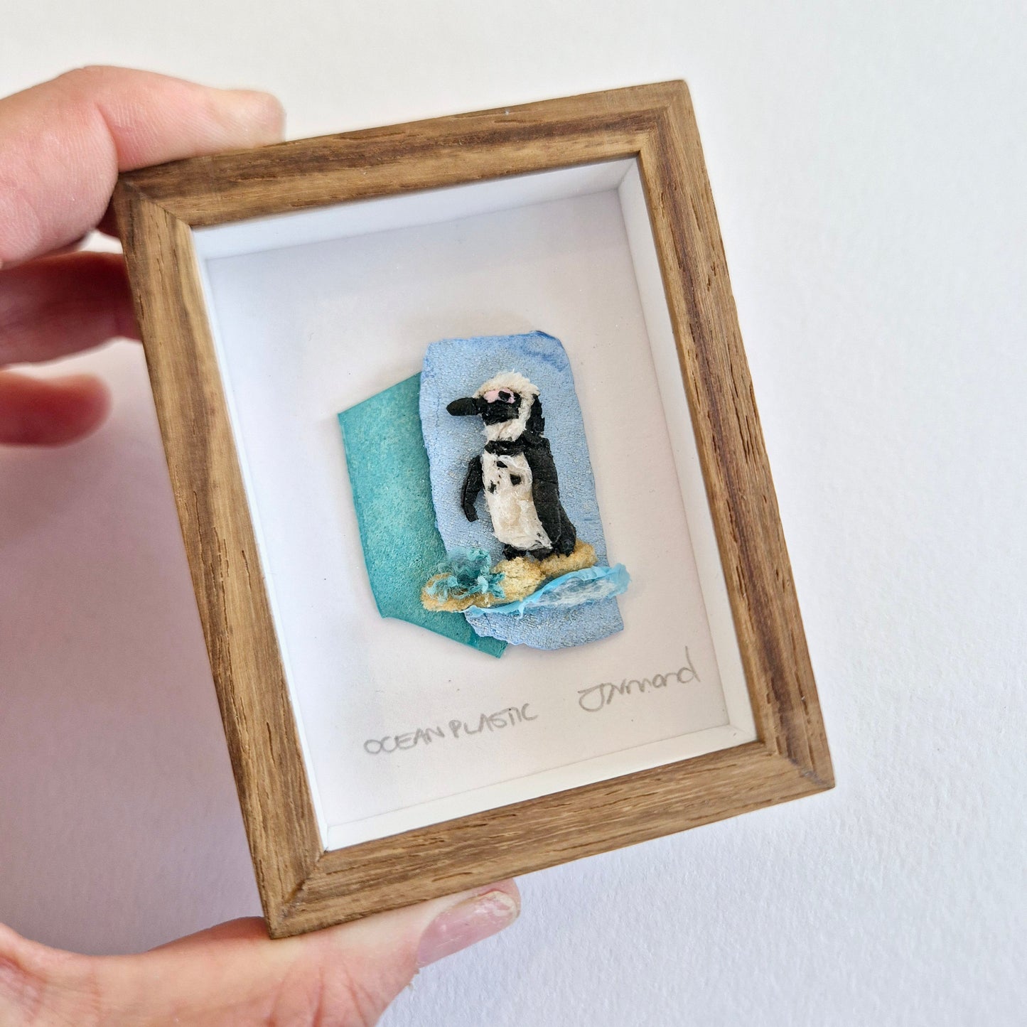 Ocean Fragment No.015 - Penguin - Framed Wall Art