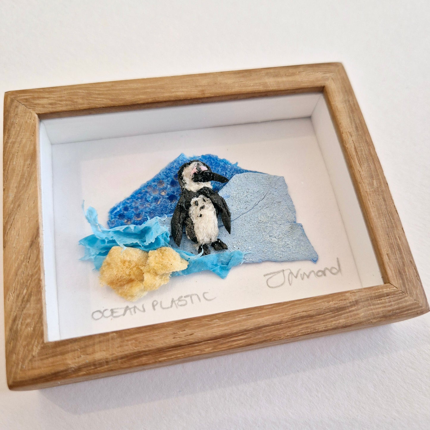 Ocean Fragment No.016 - Penguin - Framed wall art