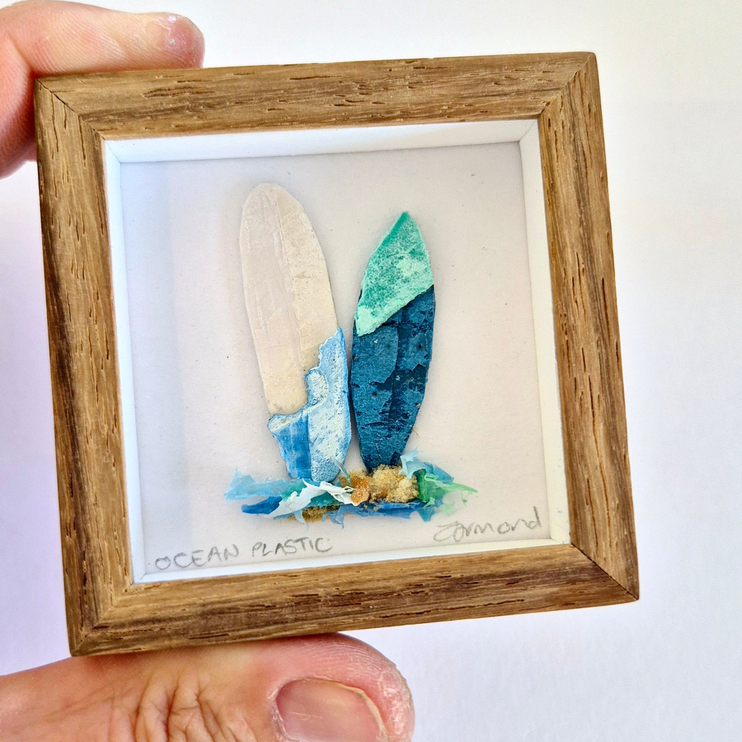 Ocean Fragment No.002 - Surfboards - Framed Wall Art