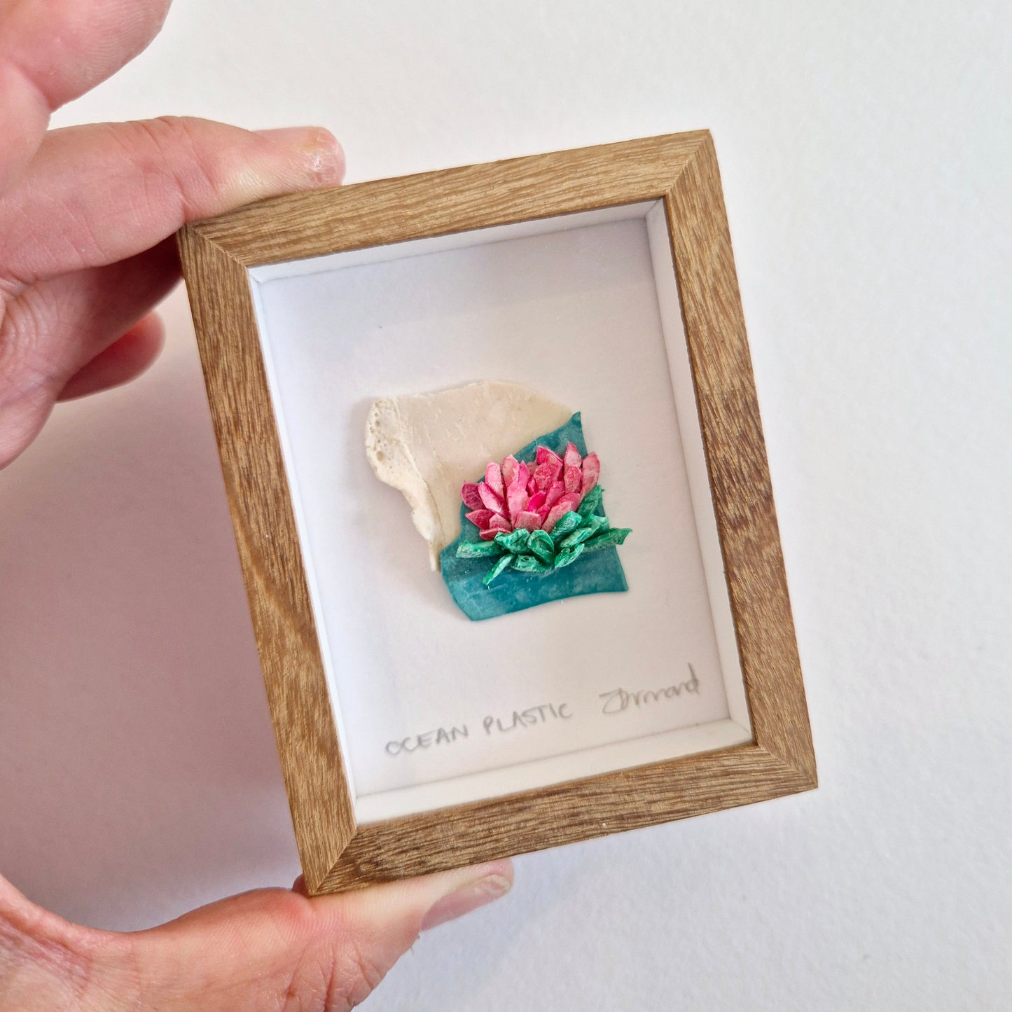 Ocean Fragment No.014 - Protea - framed Wall Art