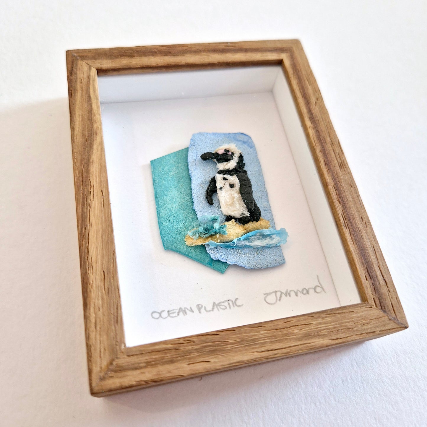 Ocean Fragment No.015 - Penguin - Framed Wall Art
