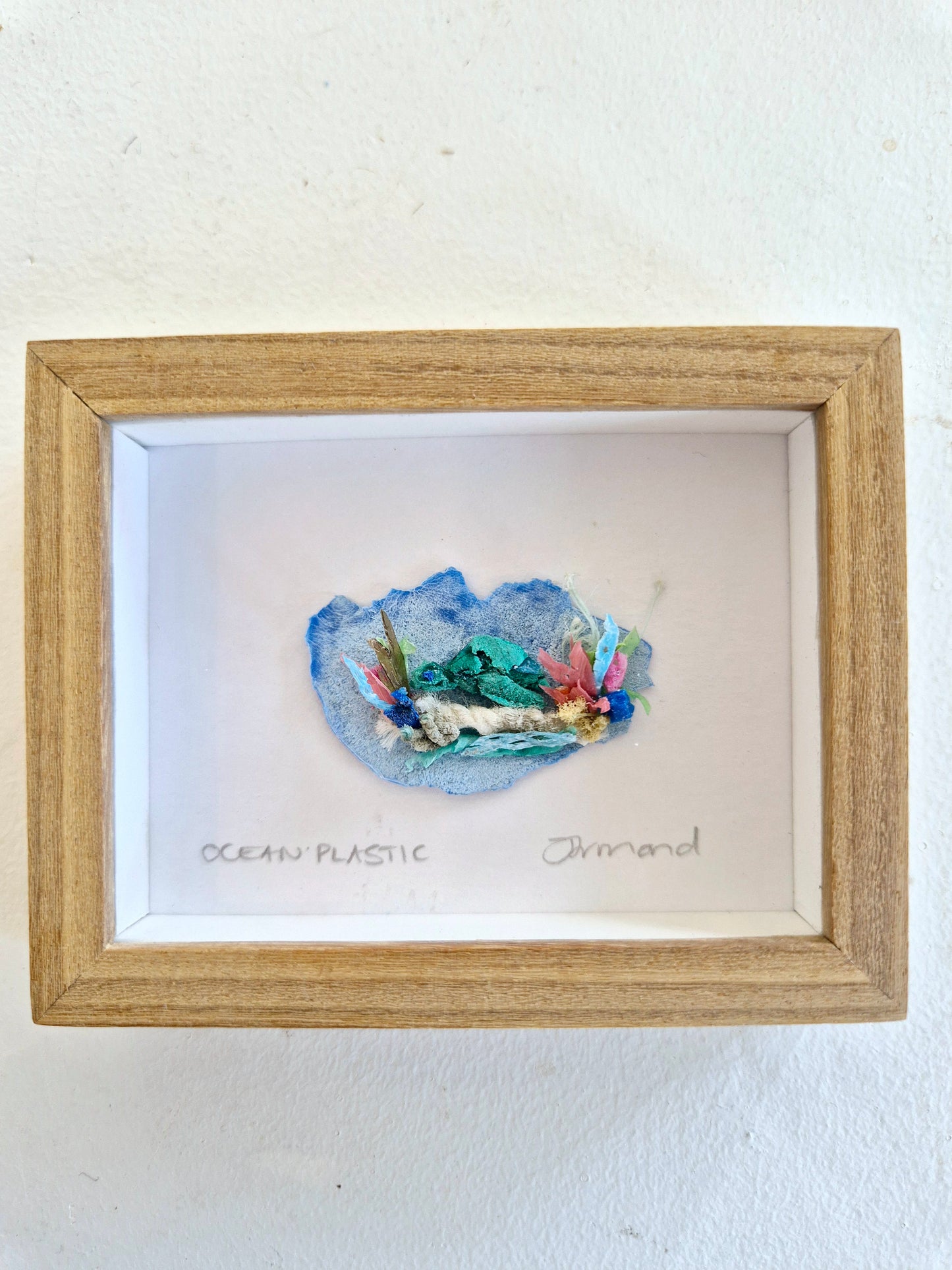 Ocean Fragment No.027 - Turtle - Framed wall art