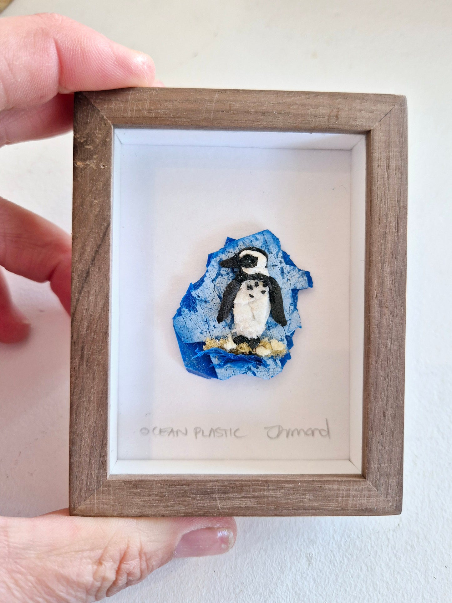 Ocean Fragment No.023 - Penguin - Framed wall art