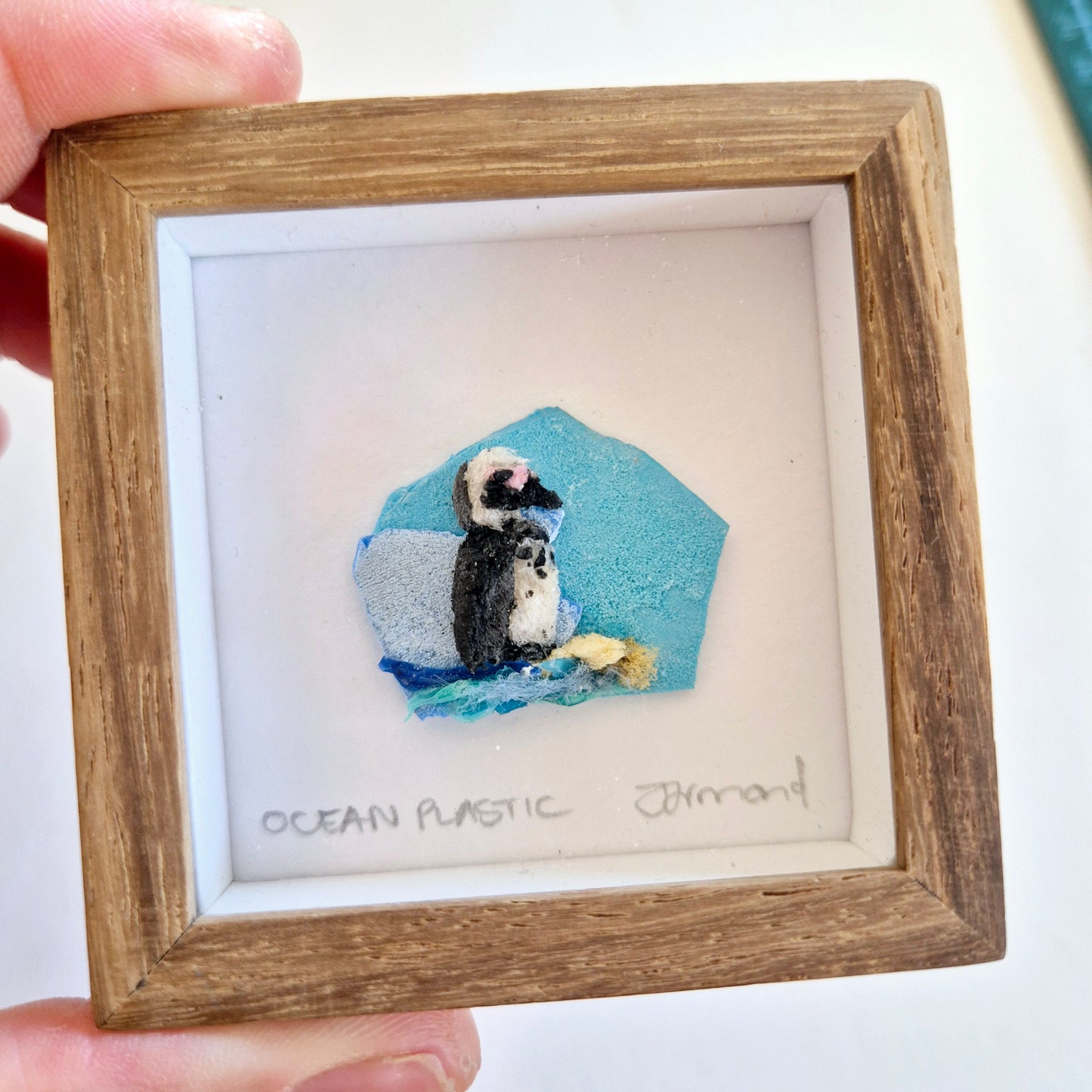 Ocean Fragment No.021 - Penguin - Framed wall art