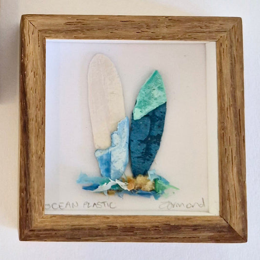 Ocean Fragment No.002 - Surfboards - Framed Wall Art