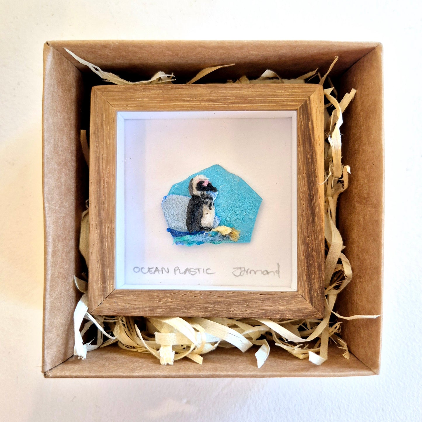 Ocean Fragment No.021 - Penguin - Framed wall art