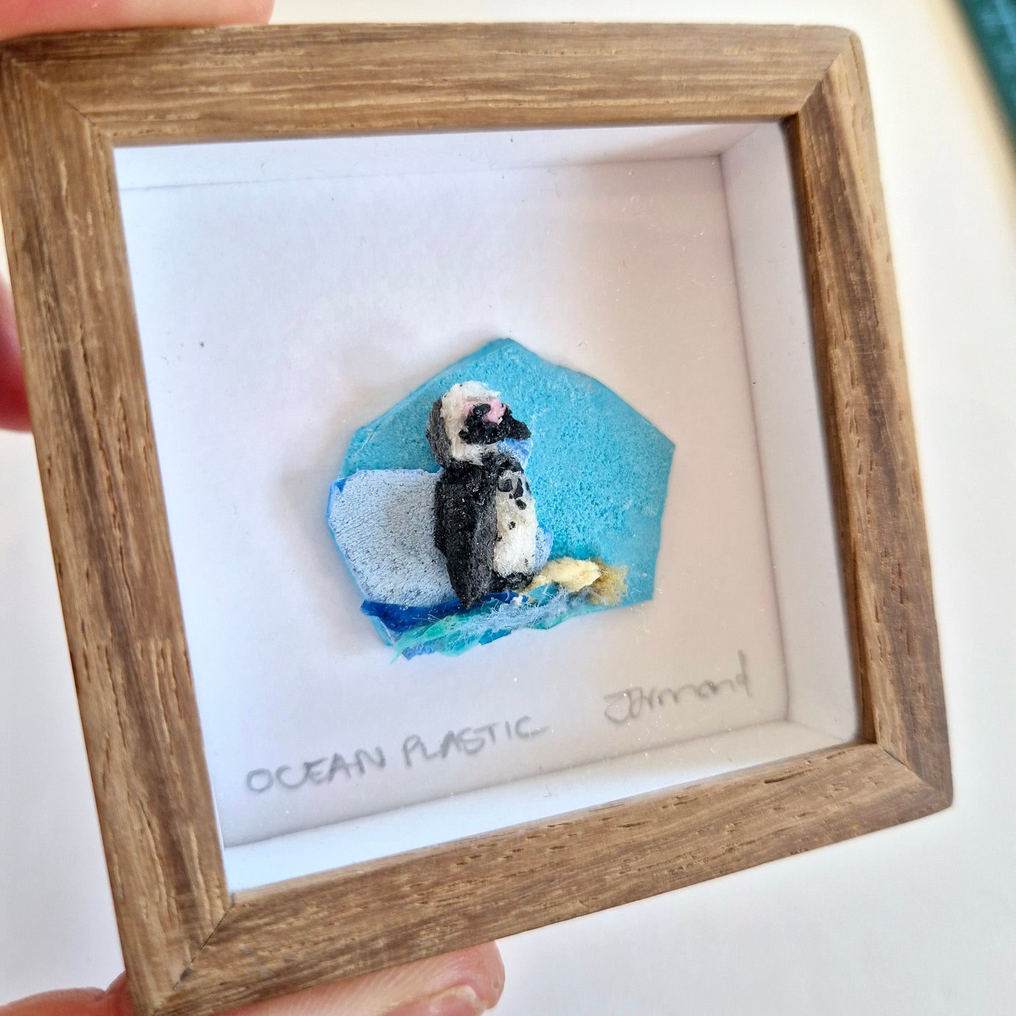 Ocean Fragment No.021 - Penguin - Framed wall art