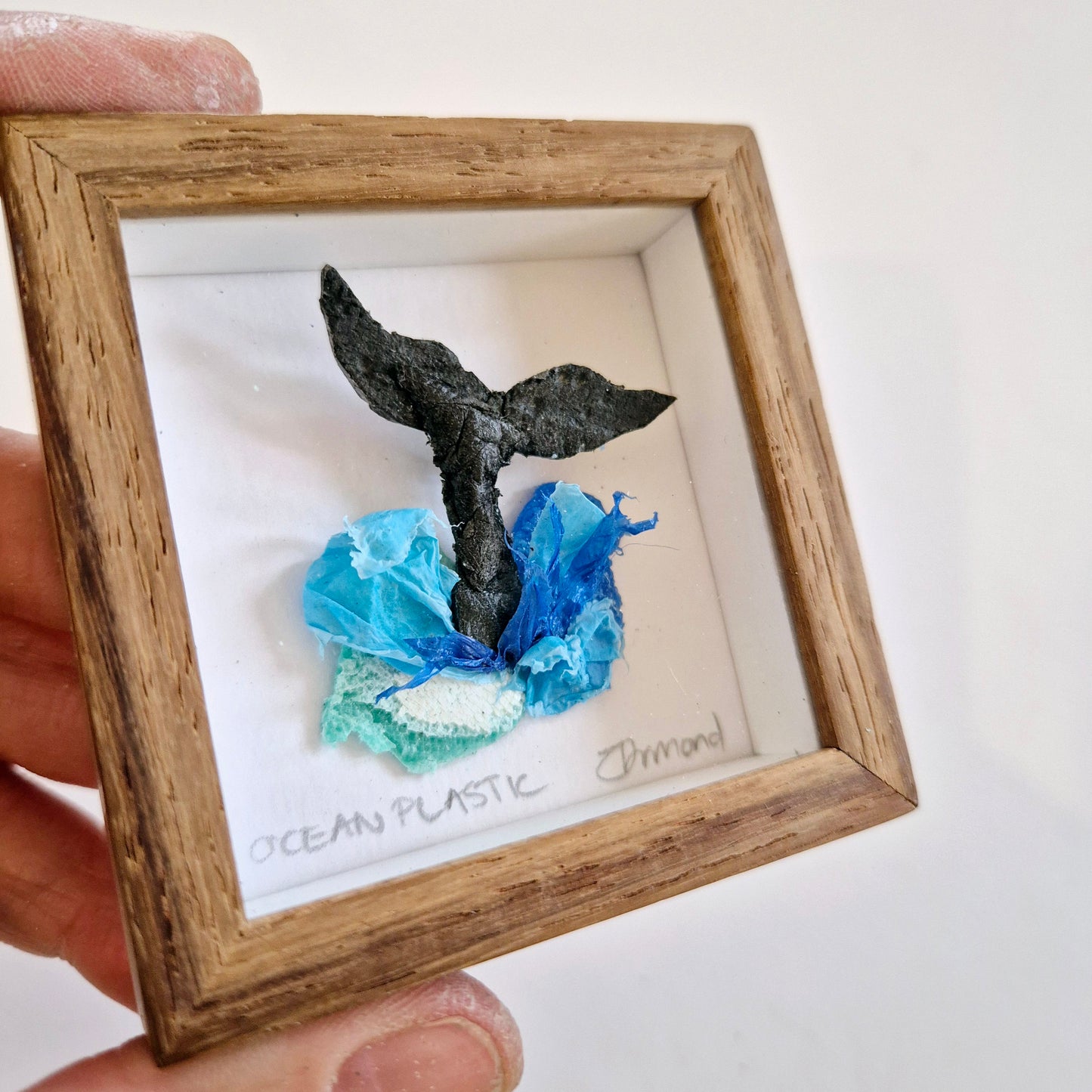 Ocean Fragment No.011 - Whale tail - Frame Wall Art
