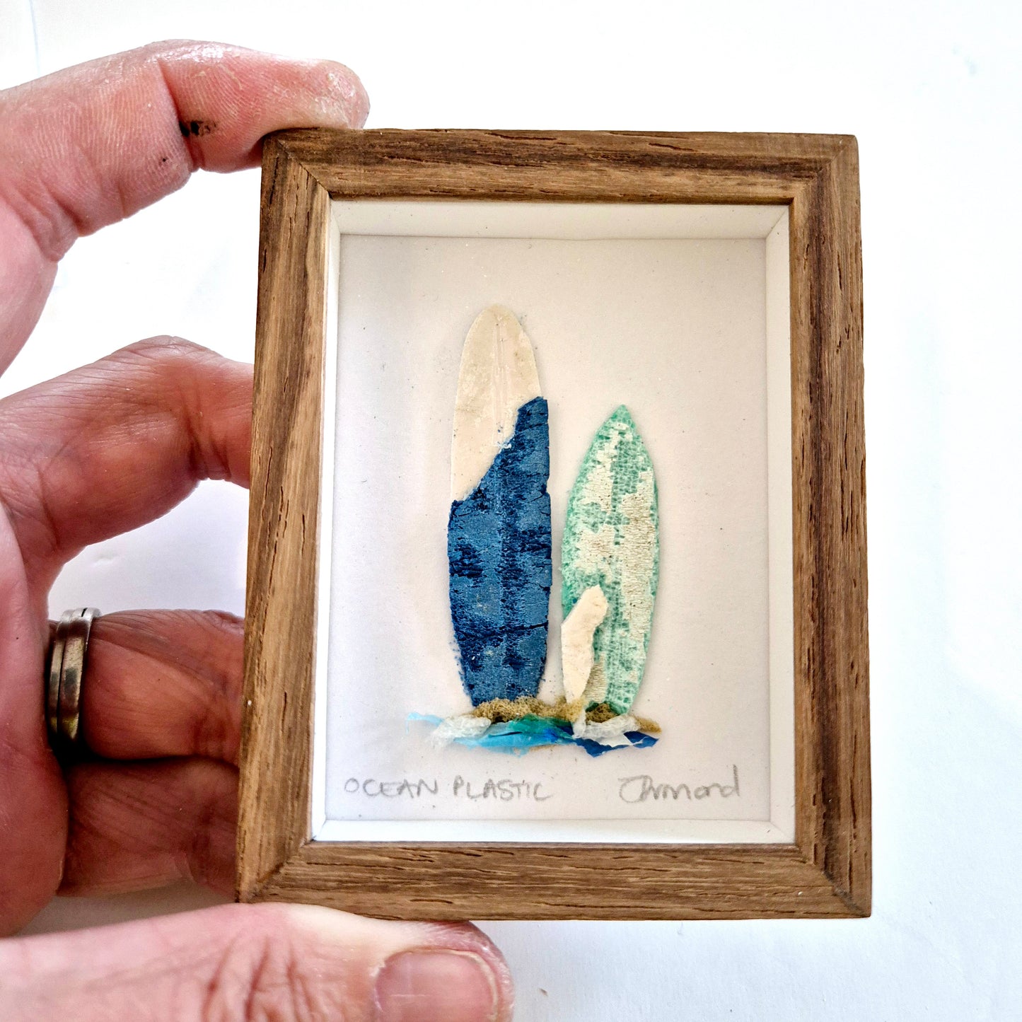 Ocean Fragment No.006 - Surfboards - Framed Wall Art