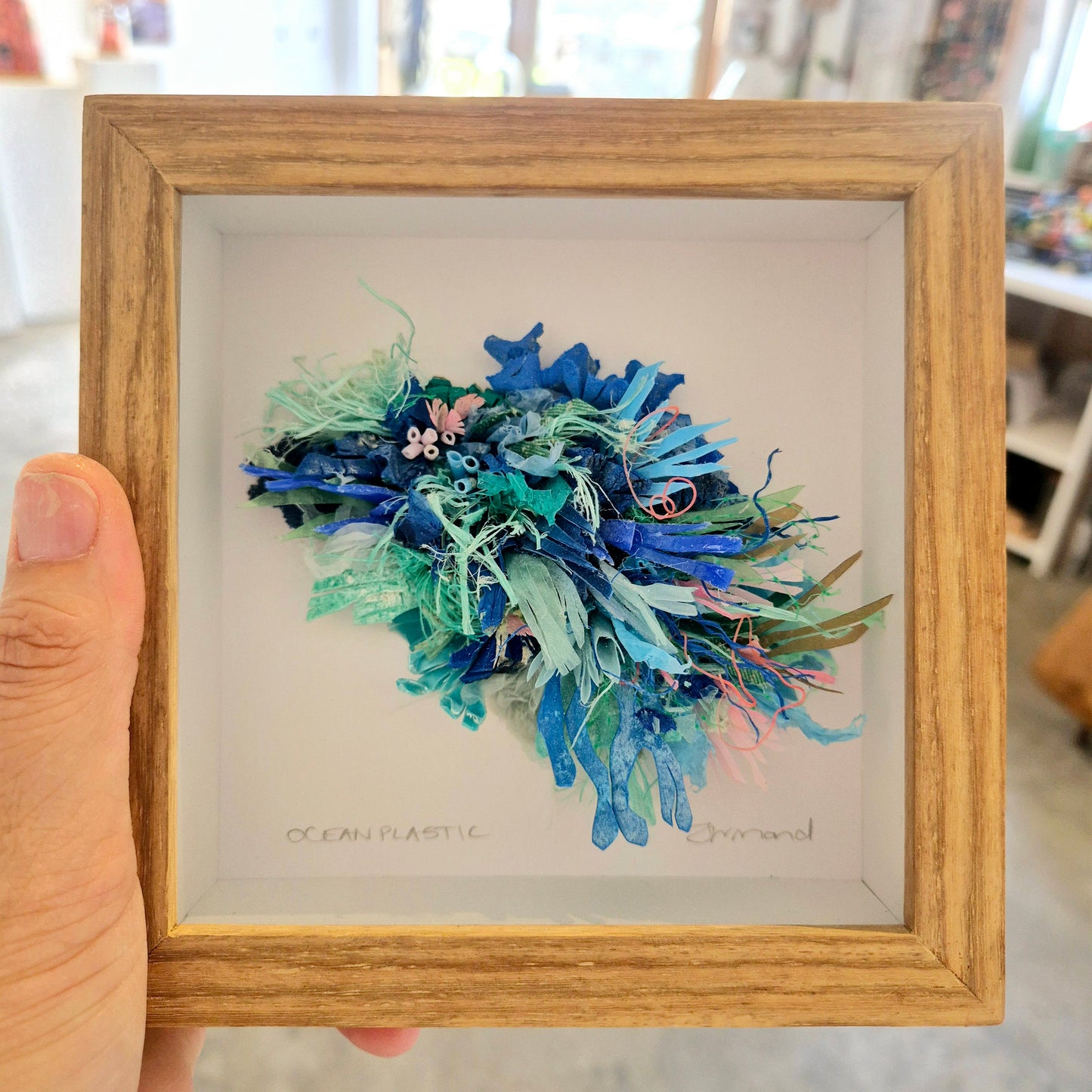 Small curiosity- blue ocean hues