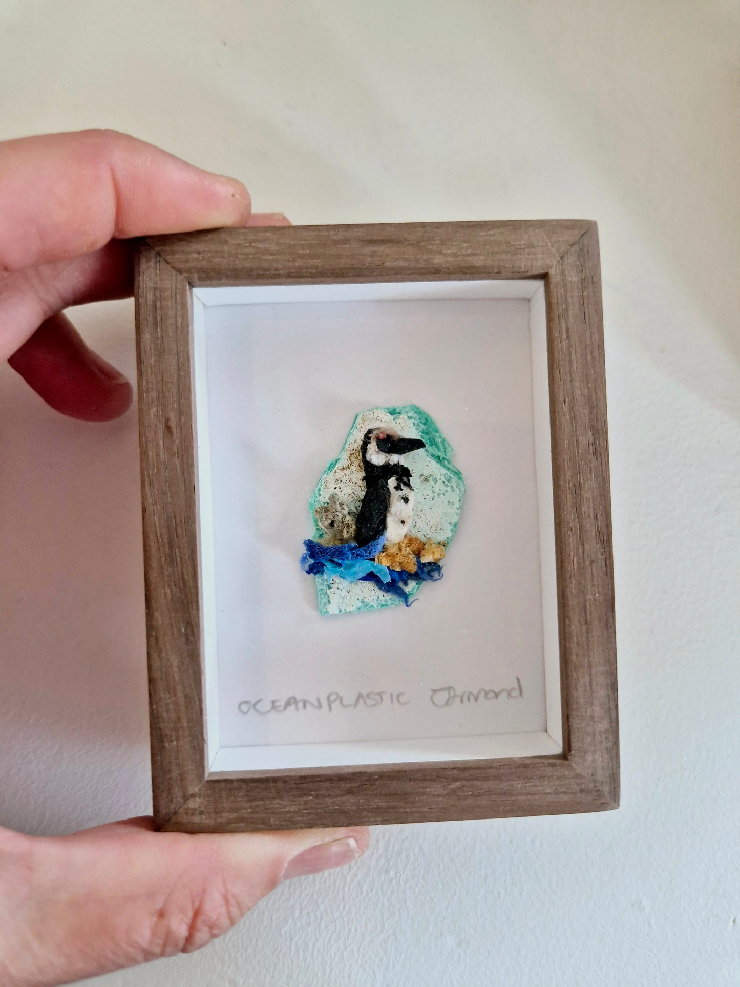 Ocean Fragment No.020 - Penguin - Framed wall art