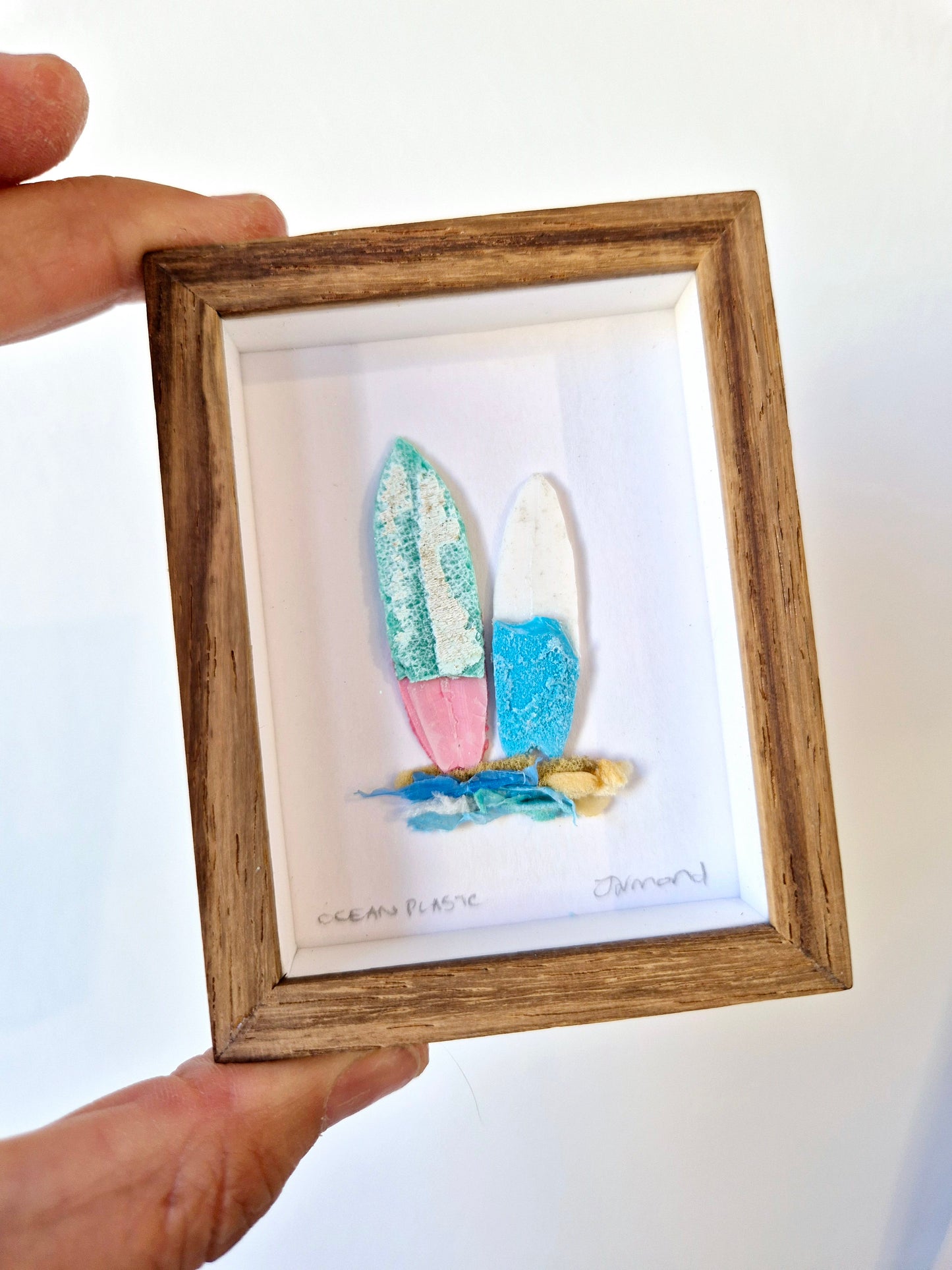 Ocean Fragment No.001 - Surfboards - Framed Wall Art