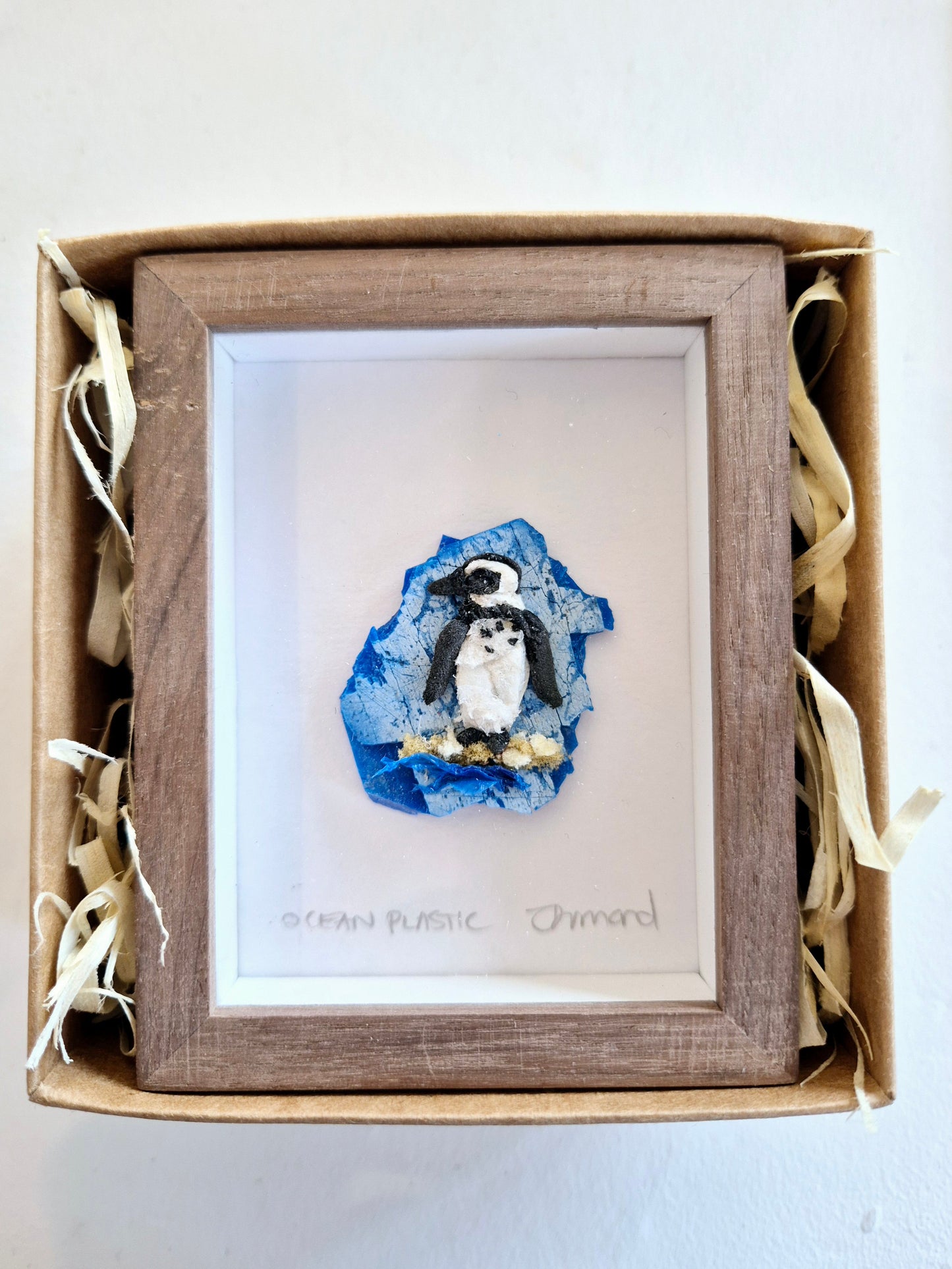 Ocean Fragment No.023 - Penguin - Framed wall art