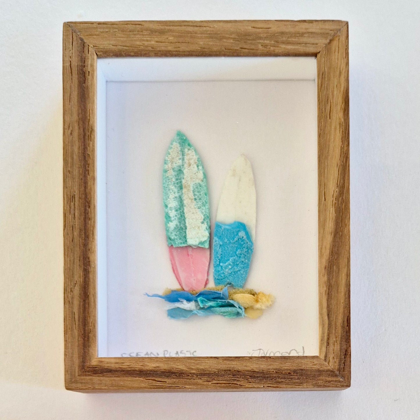 Ocean Fragment No.001 - Surfboards - Framed Wall Art