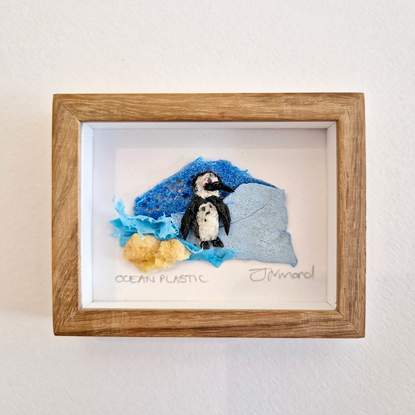 Ocean Fragment No.016 - Penguin - Framed wall art