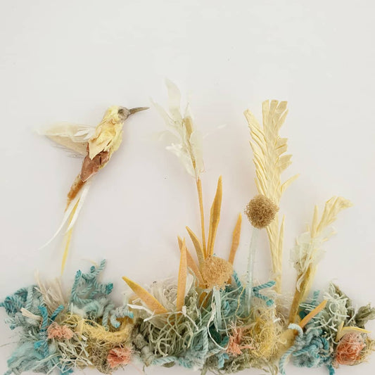 Wildflowers & Bird